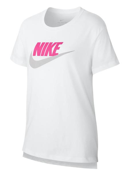 otoño teoría dejar Camiseta Nike Blanca Niña