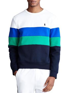 Sudadera Polo Ralph Lauren Colorblock Blanco