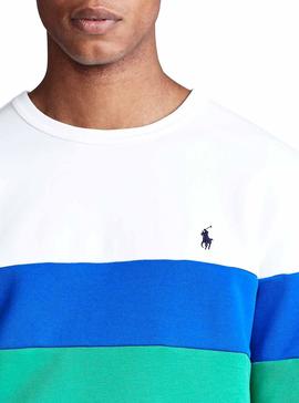 Sudadera Polo Ralph Lauren Colorblock Blanco